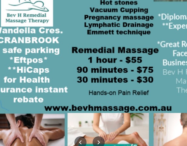 Bev H Remedial Massage Therapy